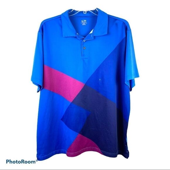 c9 by Champion. Mens Colorblock polo. XXL - Picture 1 of 8